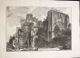 G.B.Piranesi,   Ancient Baths in Albano called Cello Majo, Etching, 1764.