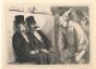 Bal de l'Opera: Tu t'amuses trop! by Etienne after Honoré Daumier - Old Master Artwork