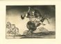  El caballo raptor- from Los Proverbios by  Francisco Goya - Old Master artwork