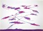 Abstract Violet Composition