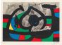 Joan mirò - Le Lézard aux Plumes d'Or, Plate X - Contemporary Artwork