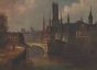 Sunset in Northern Europe City