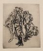 Front Italien by Anselmo Bucci - Modern Artwork.