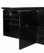 Black Sideboard by Luigi Caccia Dominioni for Azucena - Italy 1960s