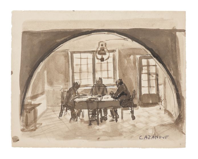 Interior by R. Casanove - Modern Artwork