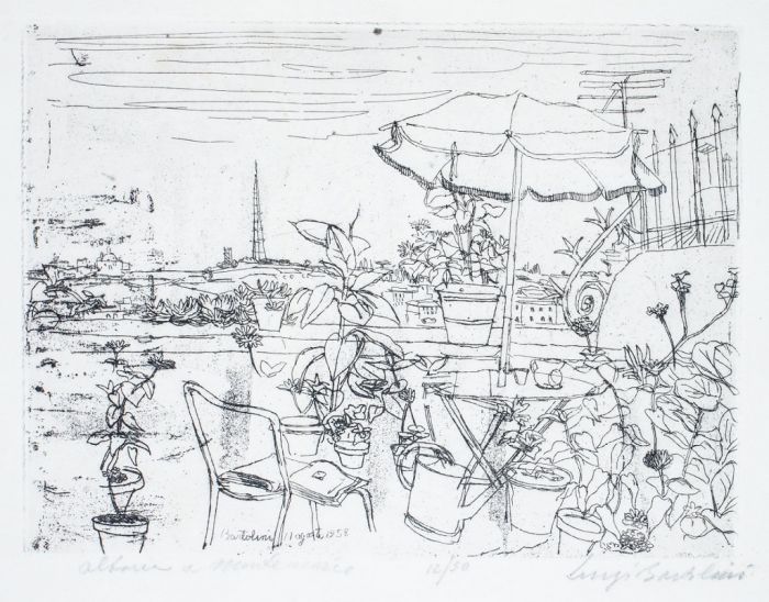 Altana a Monte Mario by Luigi Bartolini -  Modern Artworks