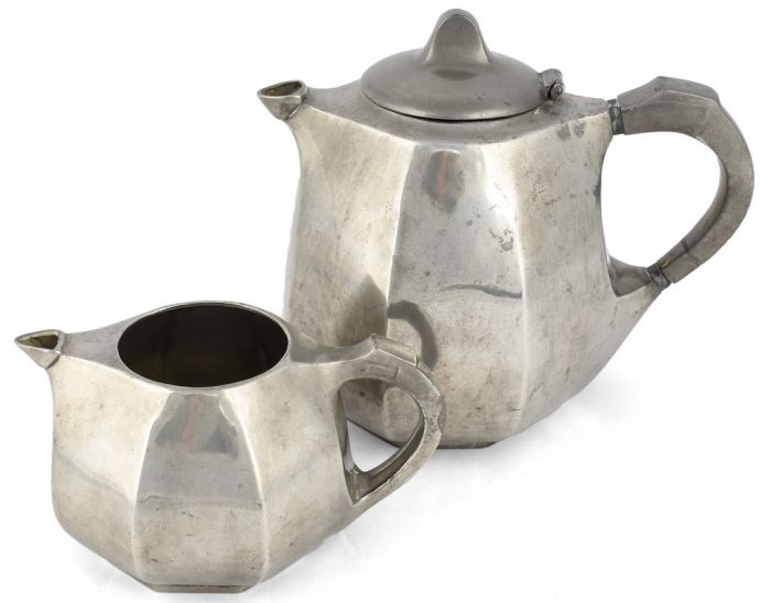 Jugendstil Coffee Pot and Cream Server -Decorative Objects