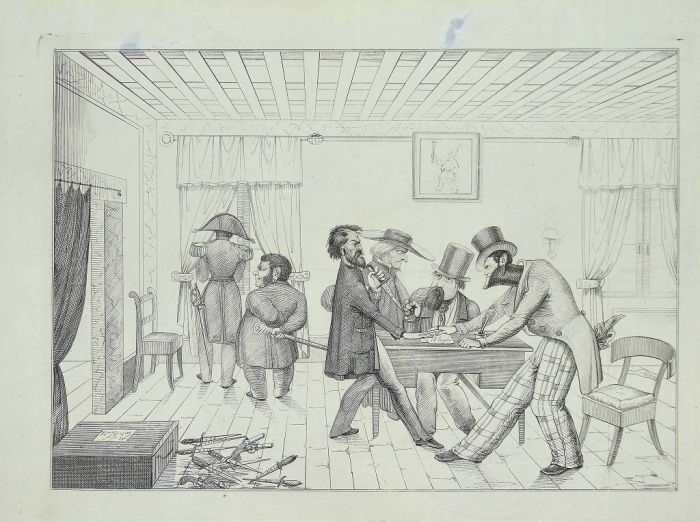 Political Scene - Modern Artwork