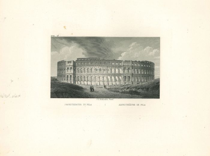 Ancient View of Pula Amphitheater