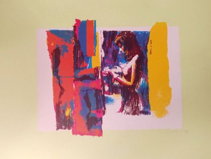Woman in Yellow by Nicola Simbari - Contemporary Artwork  