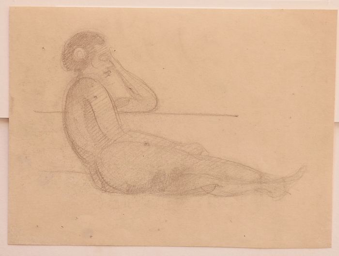 "Nude" by Jean-Raymond Delpech- Modern Artwork