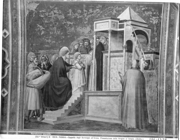Vintage Photo Detail of the Cappella degli Scrovegni - Padova (Italy)