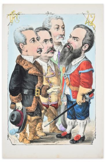 I Quattro Puritani Di Sinistra by Antonio Manganaro - Modern Artwork