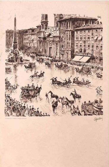 Celebrations in Piazza Navona