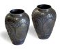 Persian Silver Salve Vases - Decorative Objects