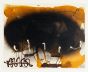 Black Fan by Antoni Tàpies- Contemporary Artwork