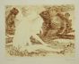 Nude is an original black and white etching realized  by Leo Guida.