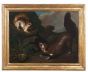 Landascape with Squirrel and Ferrel Fight - Joseph Franz Adolph - Old Masters