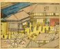 Wandering Monks in the Courtyard of Konoura