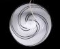 Murano Black and White Lamp