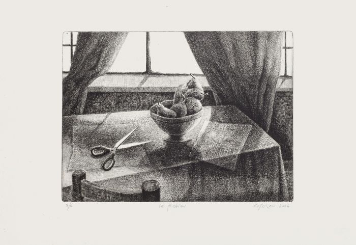 The Scissors by Piero Cesaroni - Contemporary Artwork