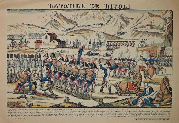 Epinal Print - Bataille De Rivoli