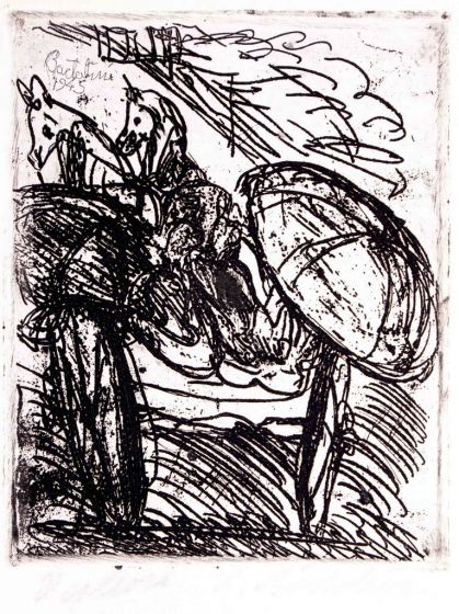 Il Calesse by Luigi Bartolini - Modern Artworks 