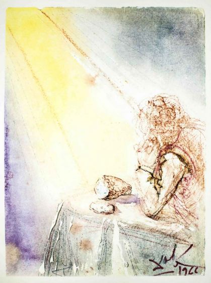 Panem Nostruum - From "Pater Noster" by Salvador Dalí - Modern Artwork
