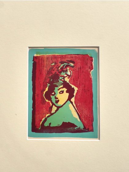 Woman by  Mino Maccari - Modern Artwork