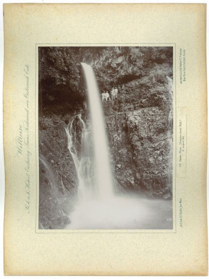 Uramino Jacki Fall - 21 August 1893 - by prince Franz Ferdinand von Osterreich Este - Artwork