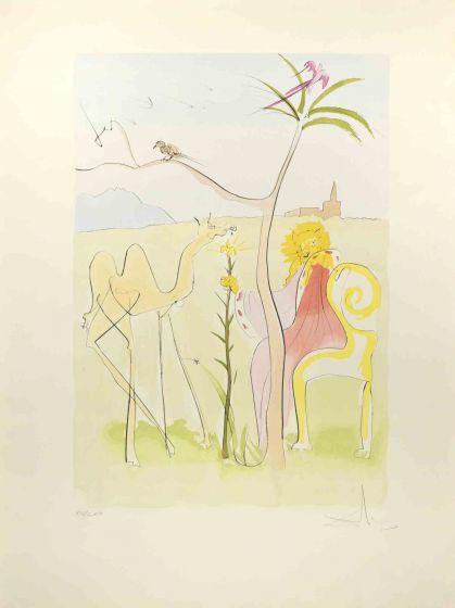 Salvador Dali - The Lion's Court - Old Masters