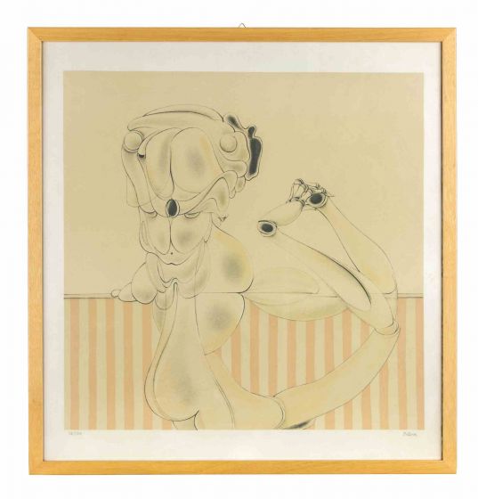 Desarticulation Sur Fond Rayé - Hans Bellmer - Contemporary Art