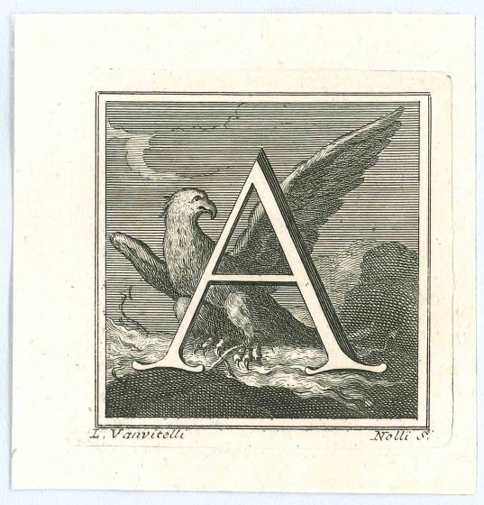 Antiquities of Herculaneum -  Alphabet  L