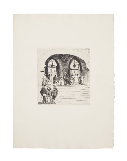 Tourists in the City by Anonymous artist - Modern Artwork
