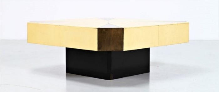 Vintage Parchment Table by Aldo Tura - Design Furniture
