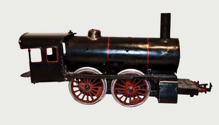 Black Train Locomotive - Decorative Objects