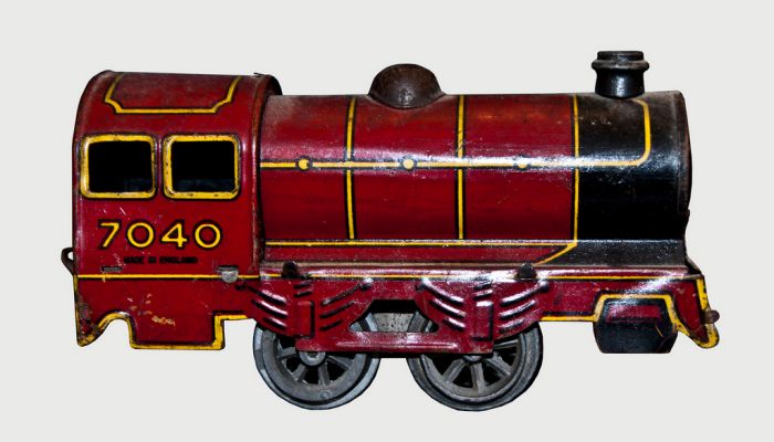 Wind up Locomotive Wells-Brimtoy 7040 - Decorative Objects
