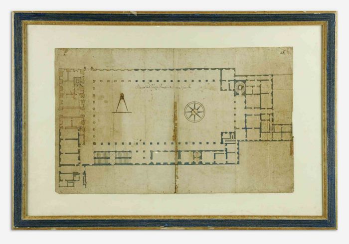Ancient Quirinal Palace Planimetry