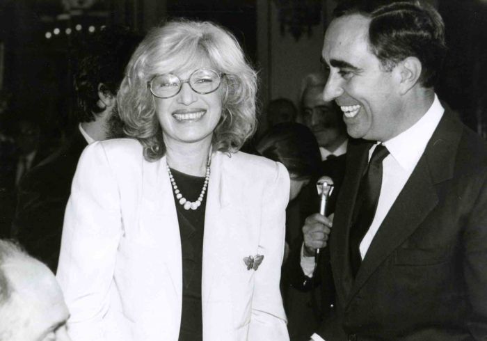 Monica Vitti and Franco Carraro