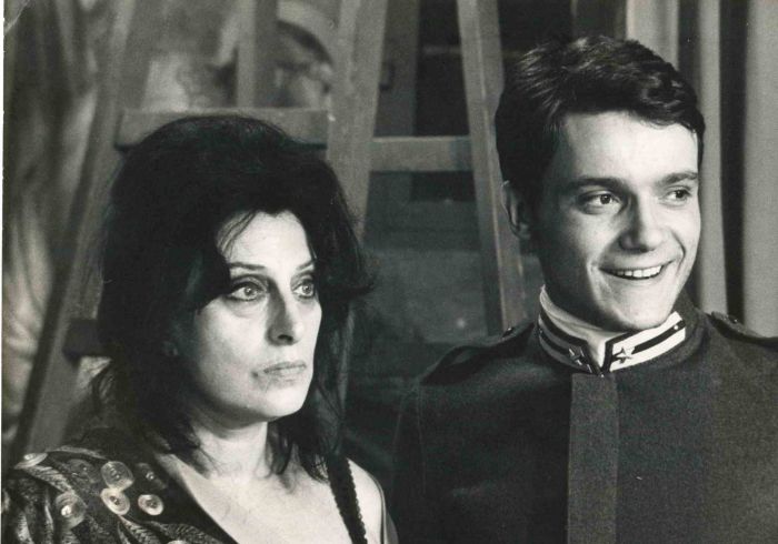 Vintage Portrait of Anna Magnani and Massimo Ranieri (RAI)