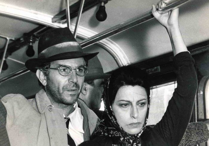 Vintage Portrait of Anna Magnani with Gian Maria Volonté