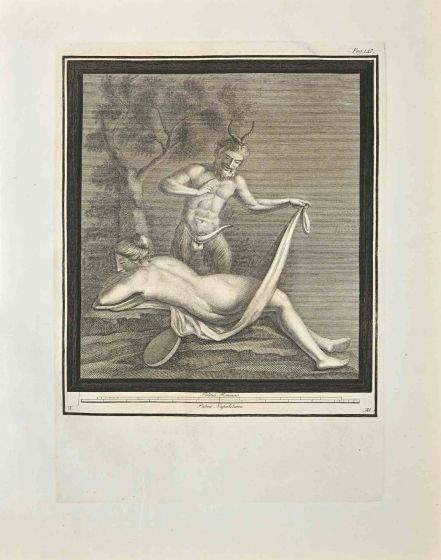 Ancient Roman Scene from the series "Antiquities of Herculaneum"  