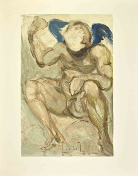 Salvador Dali - The Angel of Mercy - Contemporary Artwork 