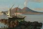 View of Naples  with Vesuvio - SOLD