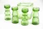 Set of Vintage Green Glasses - SOLD