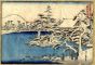 Hasegawa Sadanobu - Ryoanji Temple in the Snow at Sunset - Modern Art