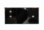 Black Sideboard by Luigi Caccia Dominioni for Azucena - Italy 1960s