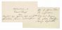 Autograph Letter by Eduard Strauss - Original Manuscript