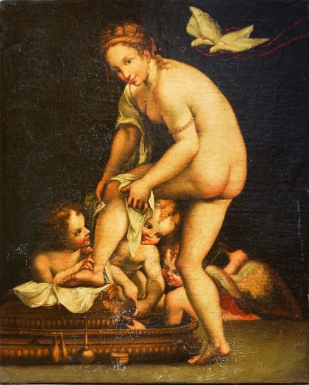 The Bath of Venus by Northern Europe School - Old Master Artwork