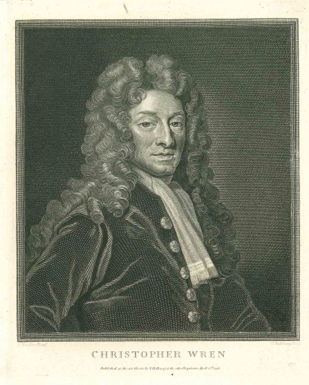 Portrait of Christopher Wren